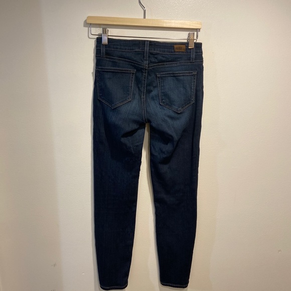 Paige Verdugo Ankle Hartmann Dark Wash Denim Blue Jeans Women’s 26x27 - Picture 3 of 8